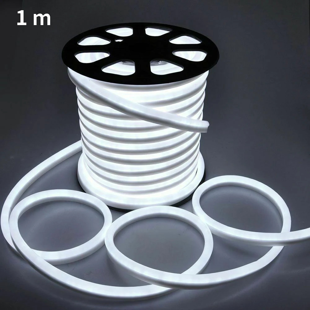 DC12V газон IP65 Водонепроницаемый гибкий вечерние неоновый светильник Декор полосы