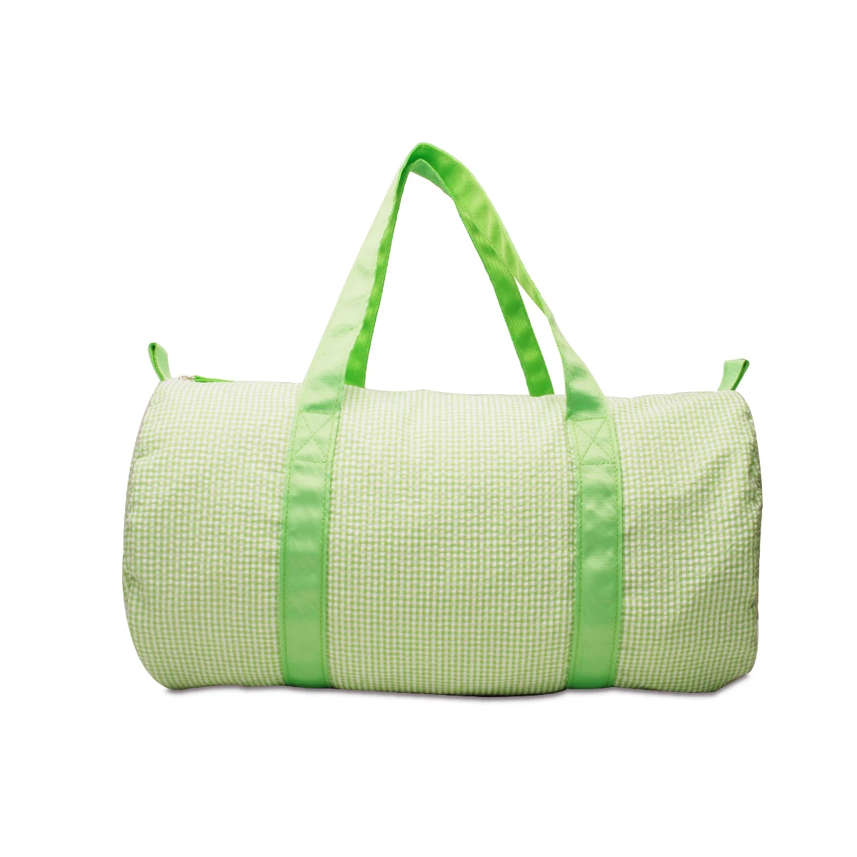

Hot Sale Seersucker Duffel Barrel Bag Personalized Travel Bags DOM-1141856