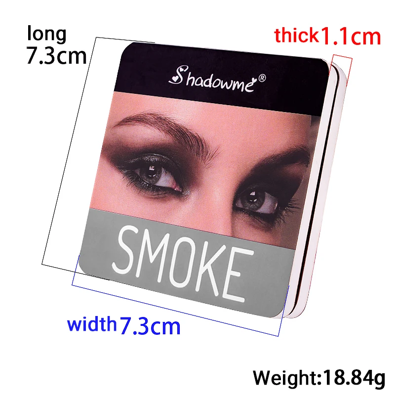 Матовые тени для век палитра макияжа мерцающие пигменты водонепроницаемый