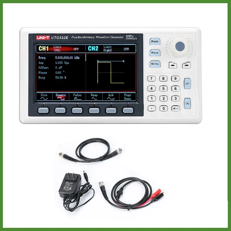 200 МГц/с 30 МГц генератор сигналов функция произвольной формы двухканальный 14