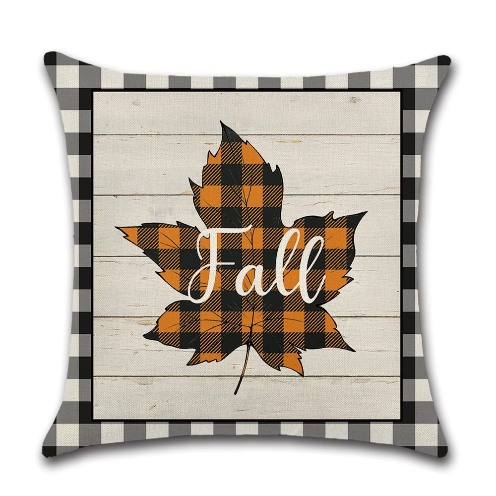 День благодарения Тыква грузовик Урожай Декор Наволочка для дивана Привет осень