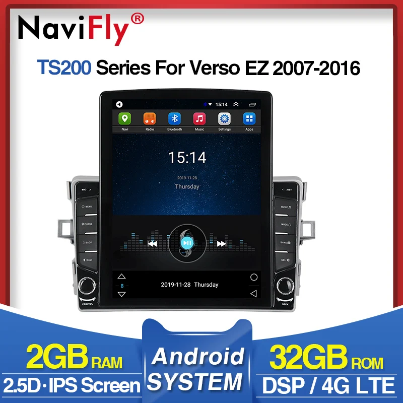 IPS DSP 9 7 &quotAndroid автомобильный dvd Радио аудио GPS навигация для Toyota Verso 2011 2012 2013 2014 2015
