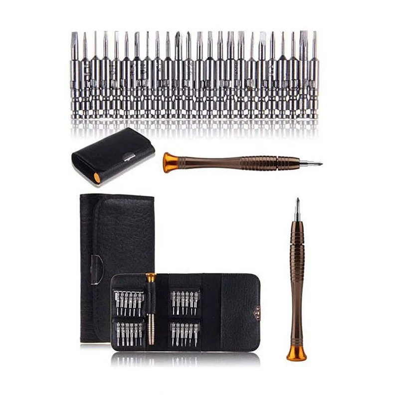 25 в 1 Набор прецизионных отверток сливы Iphone Android мобильный телефон ремонт часы