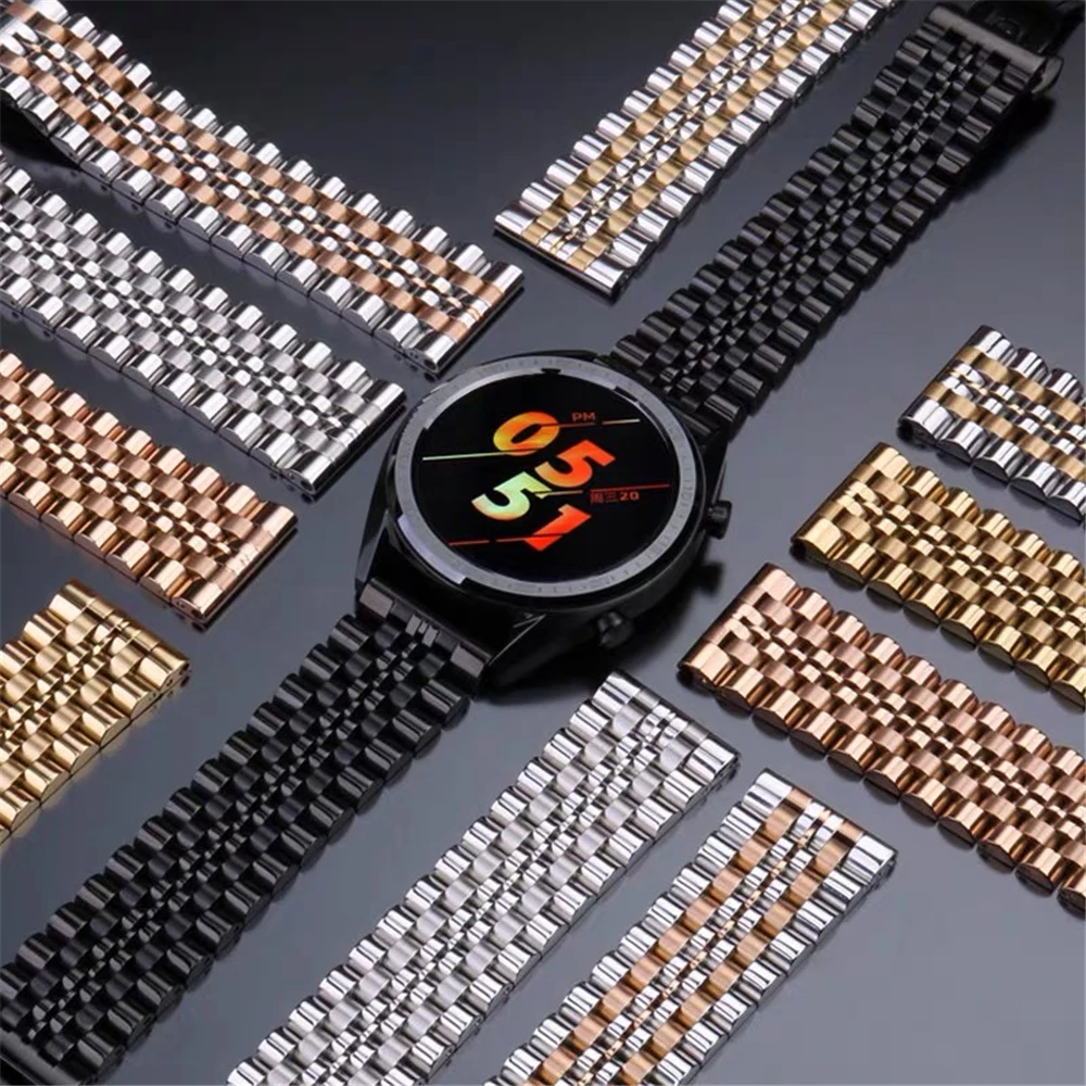 Ремешок 22 мм для samsung galaxy watch 3 band 45 46 gear s3 correa huawei gt2 2e pro amazfit gtr 47 | Наручные часы