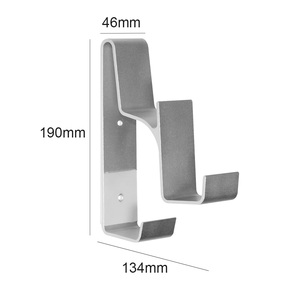 

Aluminum Alloy Headphone Bracket Wall Mounted Headset Holder Hanger Under Desk Hook Earphone Sticky Display Bracket Stand