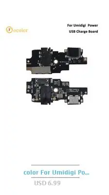 Кожаный чехол ocolor для UMI Umidigi power, кредитный держатель для карт, кошелек, сумка+ силиконовый чехол для UMI Umidigi power Filp, чехол из искусственной кожи