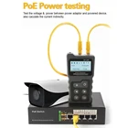 Многофункциональный сетевой тестер с ЖК-экраном, тестер с портом PoE, встроенный тестер напряжения и тока PoE с кабелем