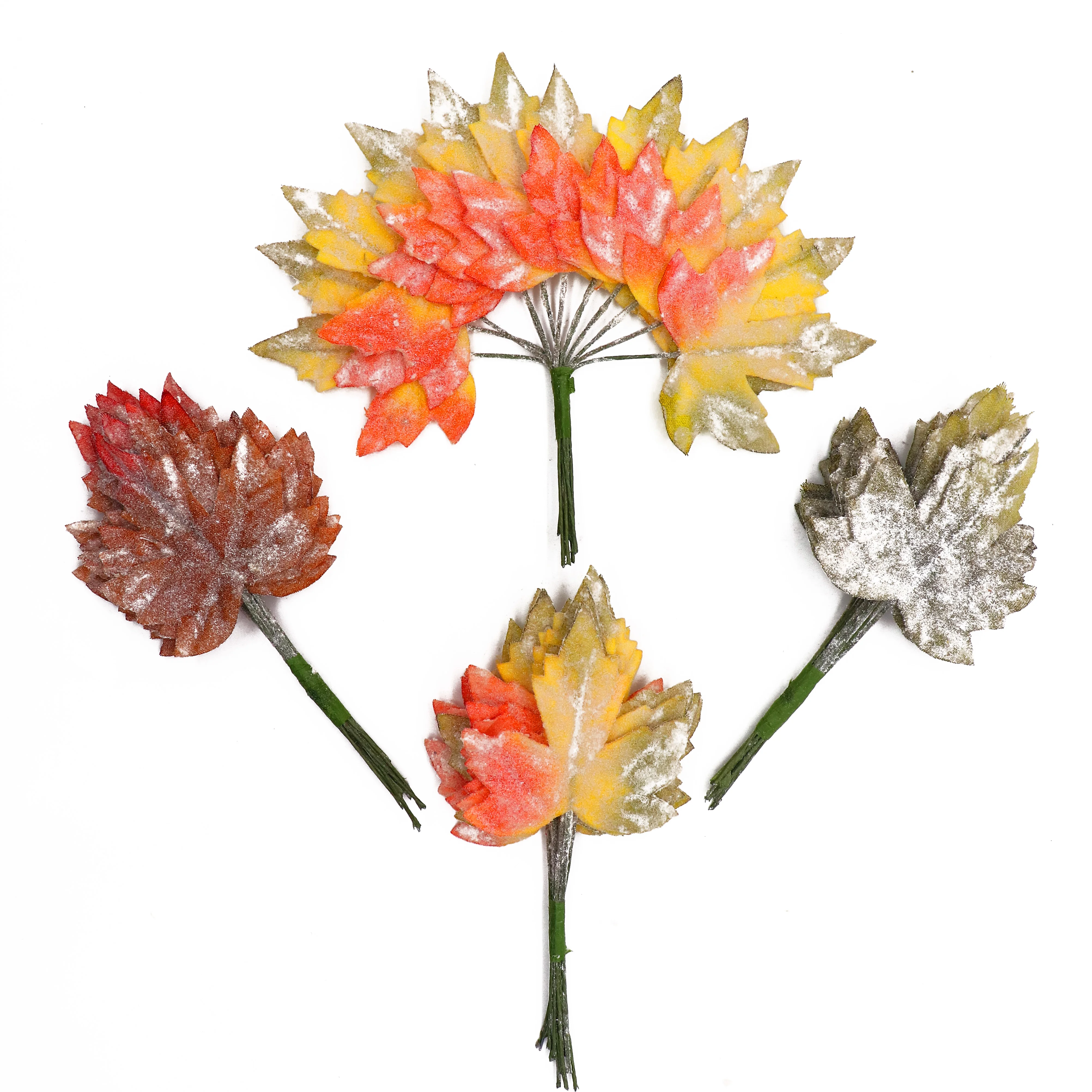 12 шт./лот искусственные цветы в стиле ретро с листьями дерева для украшения дома