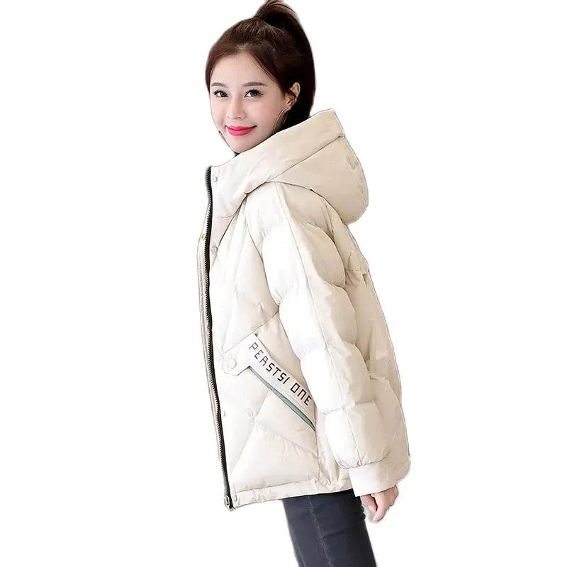 

Winter Women Jacket Cotton Padded Female Coat High Quality Warm Outwear Hooded Loose Womens Parkas Manteau Femme Hlver R1449