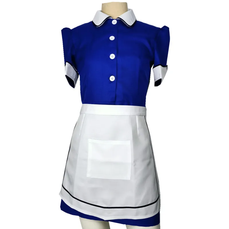 

Doctor Who 8 The Snowmen Clara Oswald Cosplay Costume Waitress Dress
