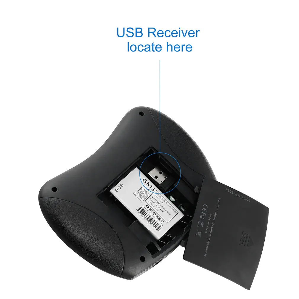 Портативная клавиатура 2 4G мини ручной Высокочувствительный умный тачпад Air Mouse