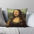 Квадратный чехол для подушки Mona Ron Swanson из полиэстера и льна