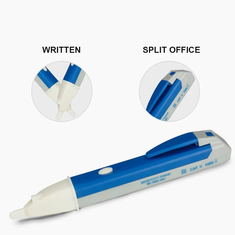 

AC Electric Voltage Power Sensor Tester Non-Contact New Dropshipping Stick Pen LED 90~1000V Pen Light V4H0