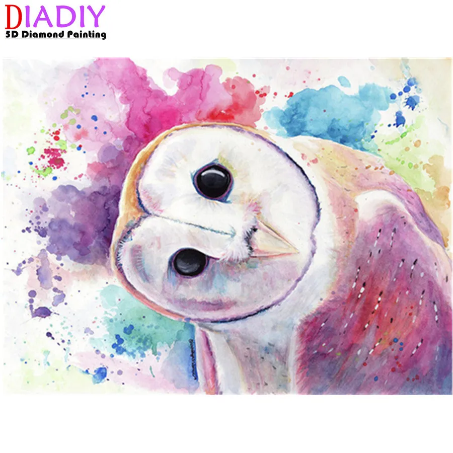 

5D DIY Diamond Painting Owl Koala Needlework Diamond Embroidery Animal Mosaic Picture Of Rhinestones Turtle Decor For Home