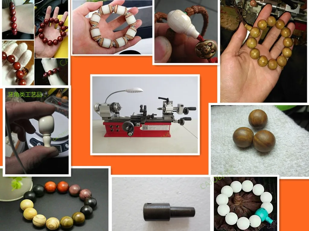 Мини 4 коготь 80 патрон Настольный маленький токарный станок DIY бытовой инструмент