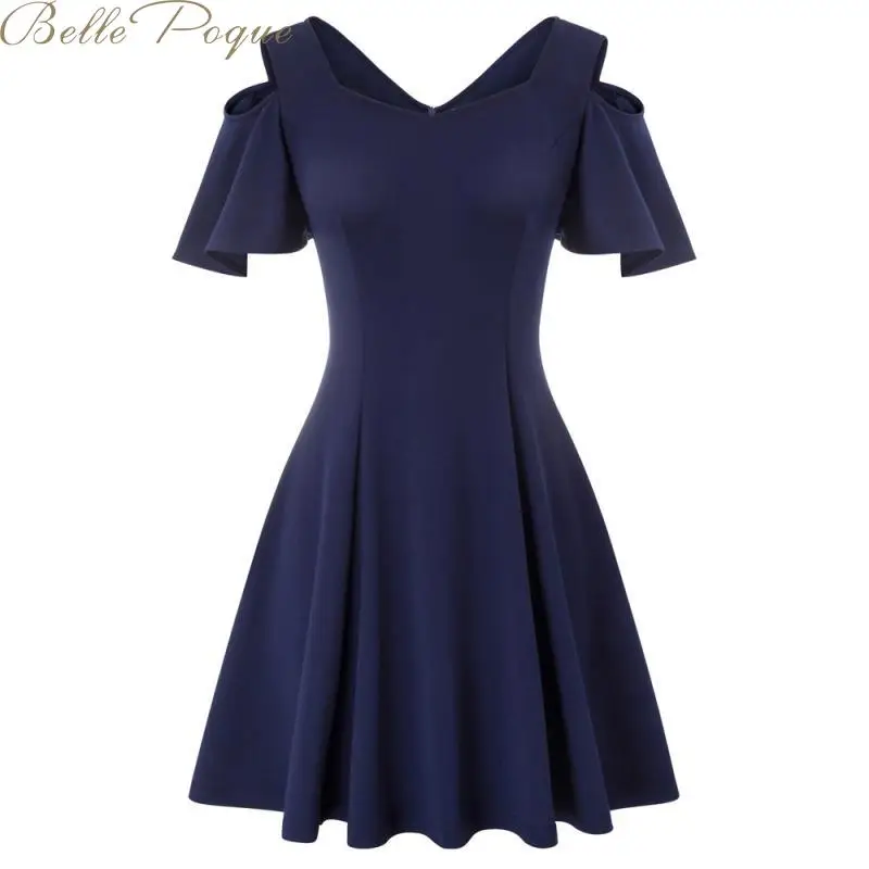 Belle poque Ретро стиль платье для вечеринки женское элегантное одноцветное мини
