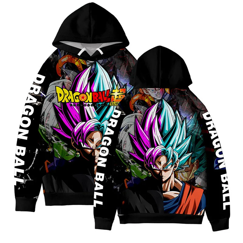 3d Стенд воротник печати аниме мультфильм Dragon Ball Z модные Для мужчин Для женщин Толстовки с капюшоном на молнии куртки с длинным рукавом на молнии 3D Толстовка топы