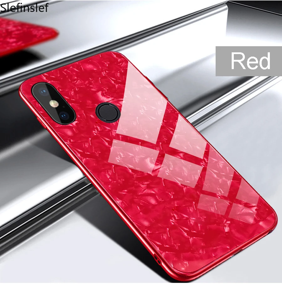 Чехол для Xiaomi Mi Case 9 SE Роскошный Блестящий Твердый Мраморный чехол из закаленного