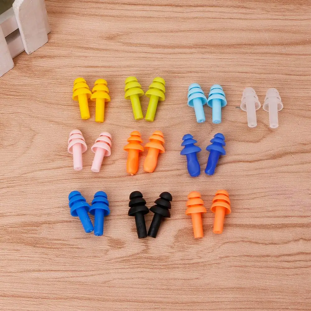 

Durable Super Soft Silicone 2pcs Silicone Ear Plugs Anti Noise Snore Earplugs Comfortable For Study Sleep Easy to Insert