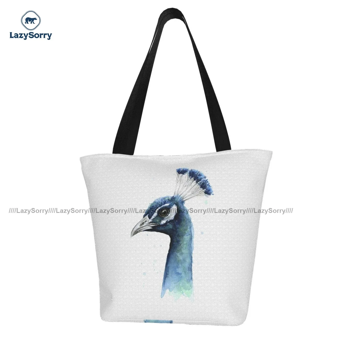 

Peacock Shopping Bag Student Bulk Handbags Vintage Cloth Office Bags