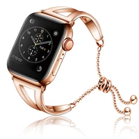 women band for apple watch 38mm 42mm 40mm 44mm stainless steel strap fashion metal bracelet correa iwatch series 5 4 3 2 1