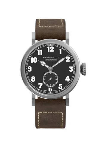 Часы мужские Seagull часы в авиационном стиле, 41 мм циферблат, 2020 м, водонепроницаемые светящиеся стрелки, автоматические наручные часы Everest, Морская Чайка, 100
