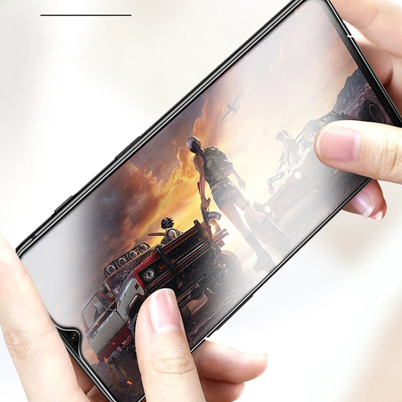 UVR полное покрытие матовое стекло для Oneplus 7 5T 6 6T закаленное стекло без отпечатков пальцев Защита экрана One Plus 7 5 6T матовая пленка