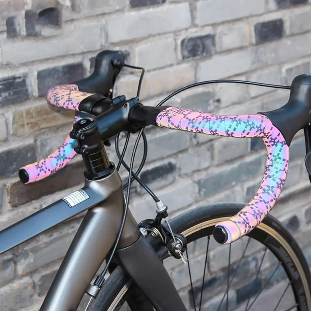 

Bicycle Accessories Bike Handlebar Tape Gradient Handlebar Grips Tapes Wrap with Bar Plugs Race Bike Accessories