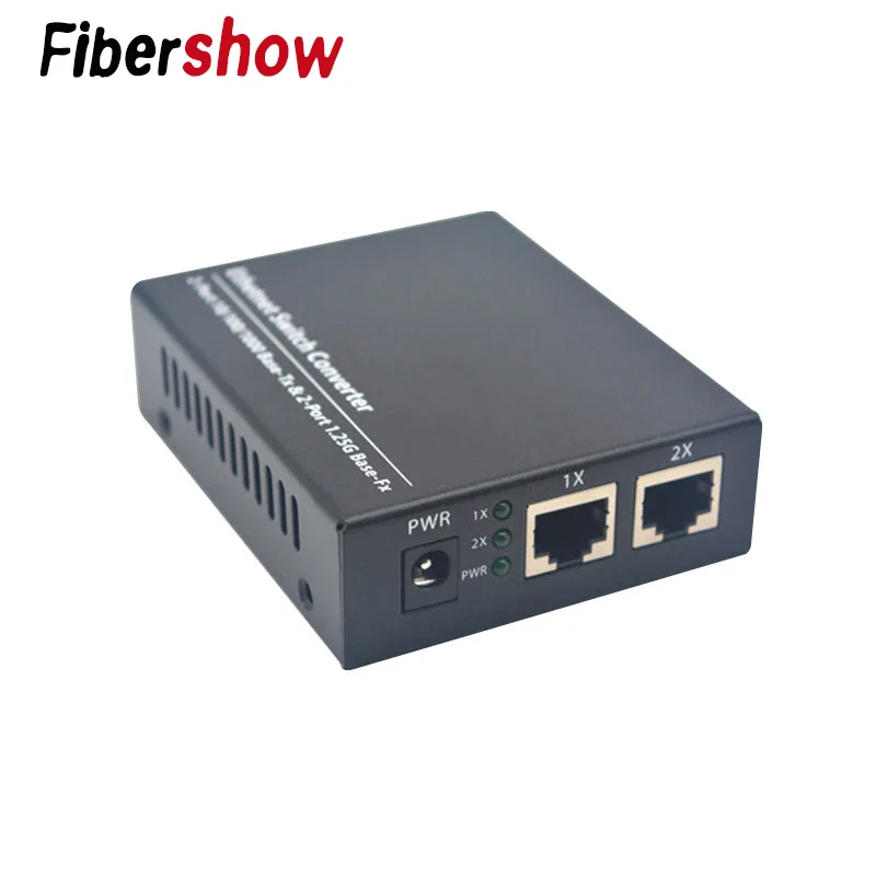 Ethernet коммутатор для подключения оптоволоконного кабеля 2 RJ45 UTP SC волоконно