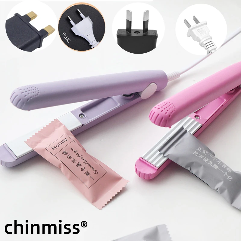 Портативная мини-машина для термозапечатывания, пищевой вакуумный упаковщик, пластиковый импульсный упаковщик, ручной бытовой пакет с зажимами - Порядок в доме