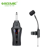 acemic at 5 professional wireless microphone instrument microphone for acoustic guitar accordion