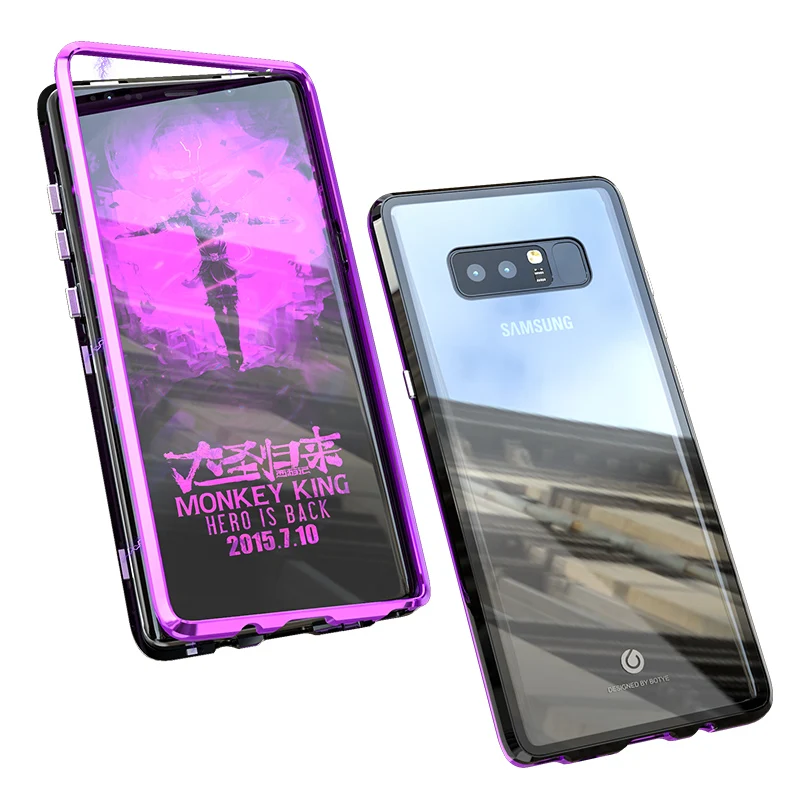 Магнитный чехол для etui, чехол для samsung Galaxy S10 Plus S10E Note 9 8 S9 S8 Plus Note8 Note9, задняя крышка для samsung S10 E, чехол S10Plus