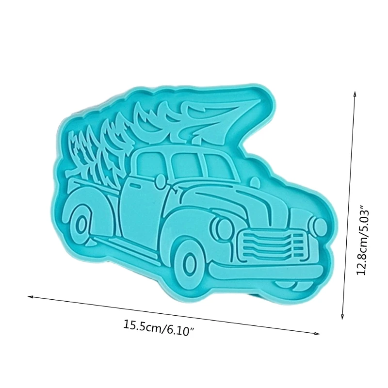 

Car Coaster Epoxy Resin Mold Cup Mat Pad Silicone Mould DIY Crafts Decor N0HE