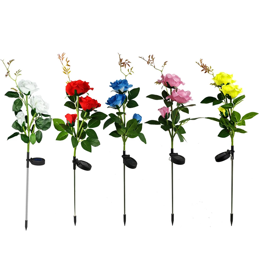 Уличные садовые фонари на солнечной батарее 2 шт. светодиодные лампа для газона