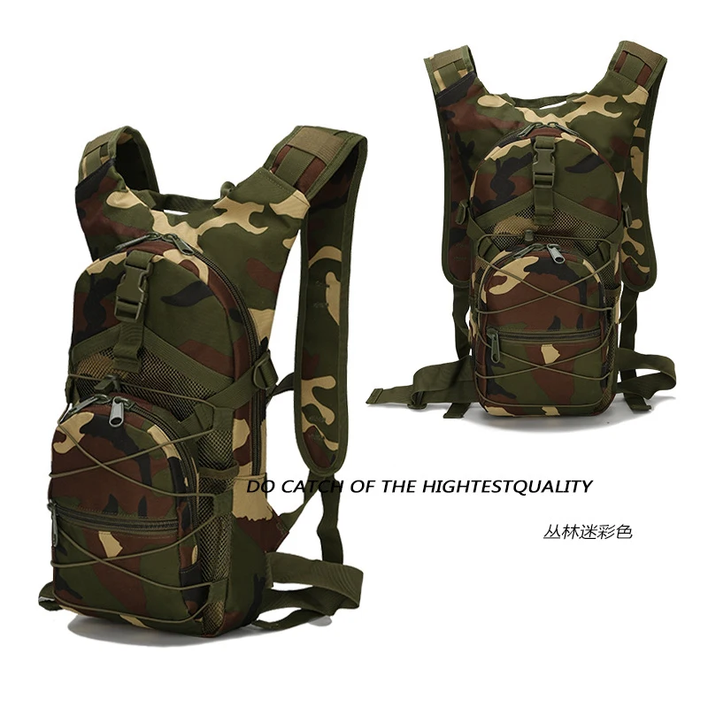 Тактический рюкзак из ткани Оксфорд военный походный велосипедный ранец 15L 800D