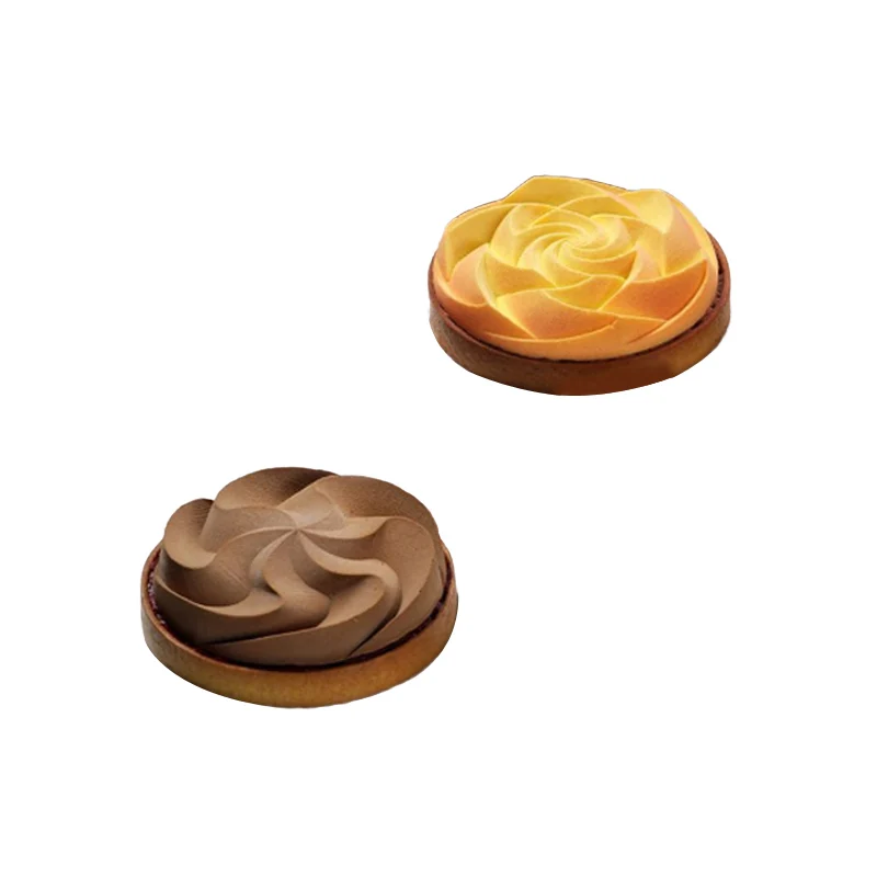 Силиконовая форма для выпечки meiбудин 8 ячеек шоколада коричневого мусса 3D