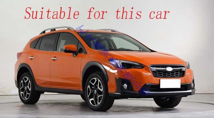 Для Subaru XV 2018 2019 автомобильные аксессуары из нержавеющей стали задняя наружная