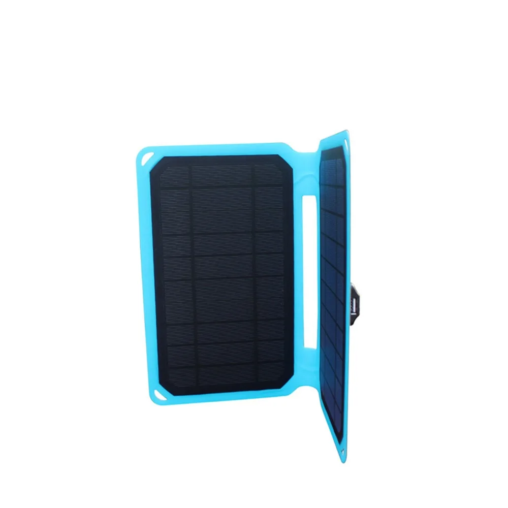 Зеленая портативная солнечная панель с зарядным устройством 10 Вт | Мобильные