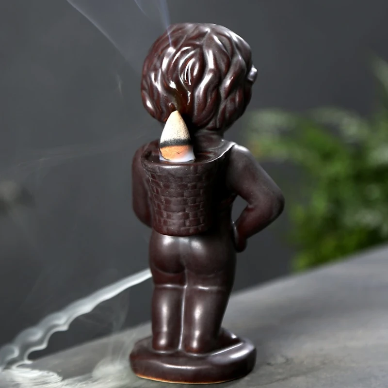 Курильница для благовоний горелки Декор дома керамическая милые детские дыма