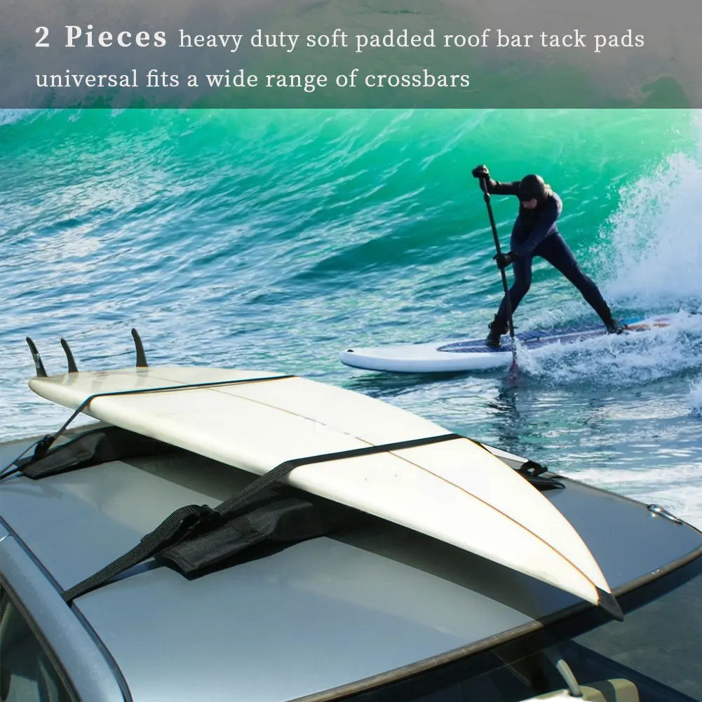 

Universal Roof Rack Pads Luggage Carrier for Canoe Kayak Paddleboard Surfboard Snowboard