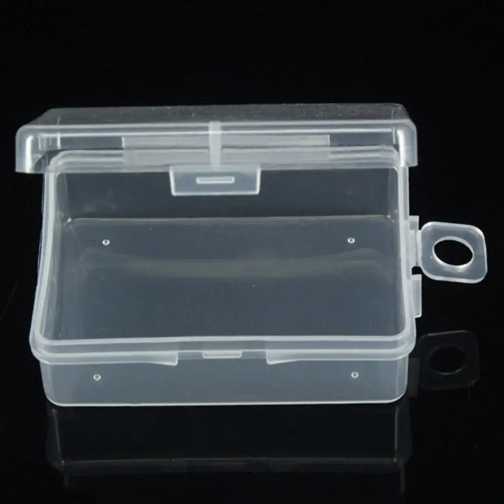

1Pc Clear Plastic Transparent Storage Box Debris Collect Container Case with Lid Storage Boxes & Bins