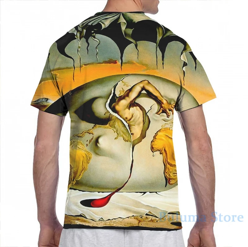 Футболка Мужская/женская с принтом по всему миру Сальвадора Дали