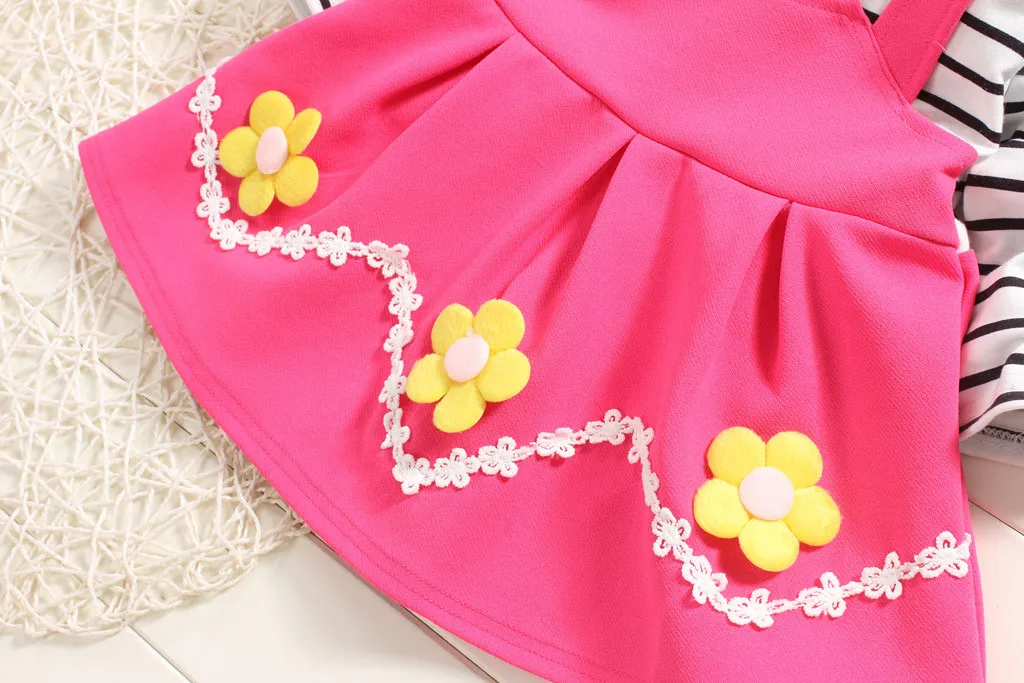 Коллекция 2019 года новое Брендовое платье в полоску с бантом и цветами для