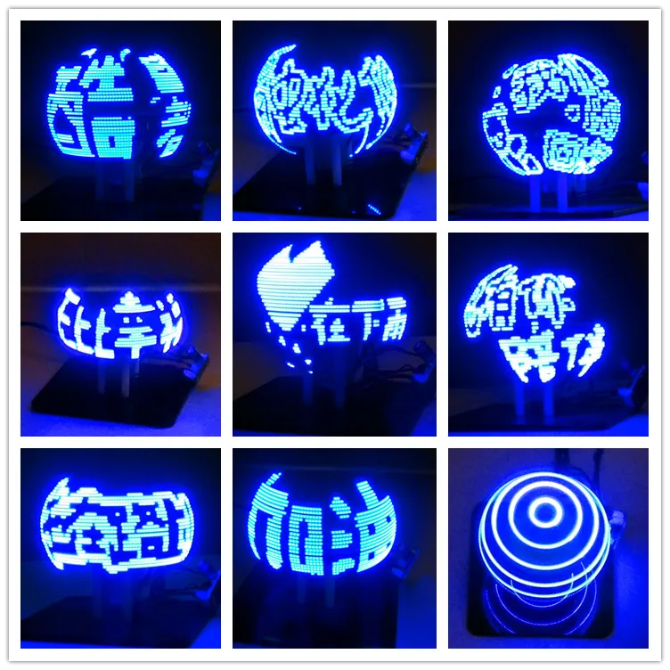 Мяч от первого лица сферические вращающийся светодиодный набор 56 лампы