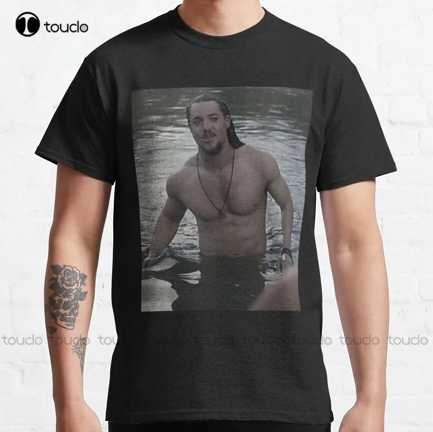 

Alexander Dreymon Classic T-Shirt Men'S Shirts Casual Custom Aldult Teen Unisex Digital Printing Tee Shirt Fashion Funny New