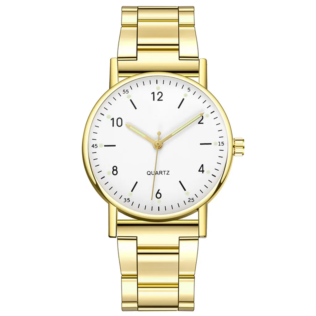 Часы наручные женские кварцевые дамские аналоговые с Циферблатом из нержавеющей