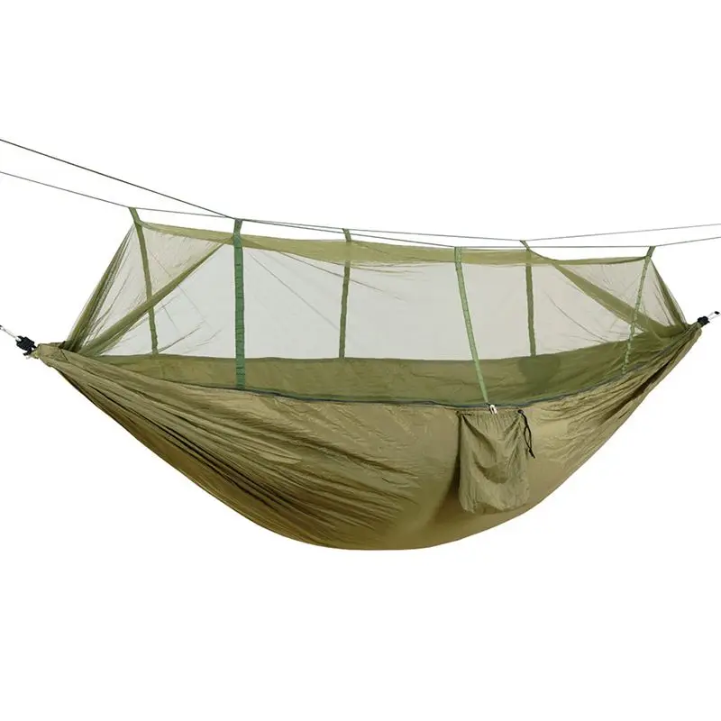 Портативный высокопрочный Парашют Ткань Кемпинг гамак висячая кровать с