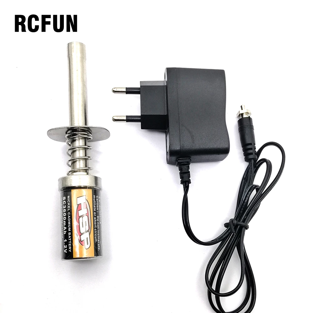 HSP Gas RC Nitro двигатель двигателя свечение 1 2 в 1/8 мА 1/10 перезаряжаемая свеча
