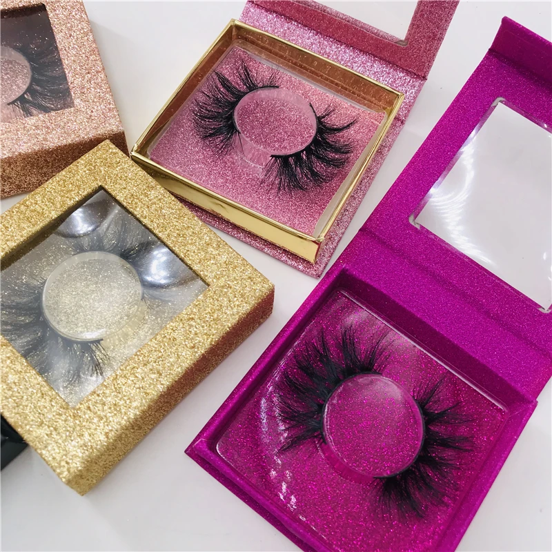 6 парт/лот норковые 5D ресницы пушистые красивые под заказ блестящие квадратные