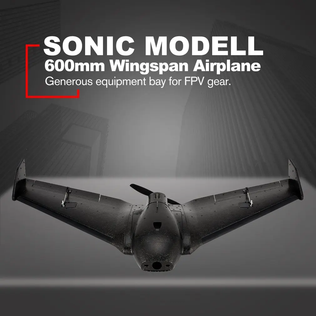 SONIC MODELL RC FPV гоночный Дрон игрушка-самолет мини AR качели 600 мм размах крыльев EPP самолет с неподвижным крылом самолет БПЛА с высокой скоростью PNP